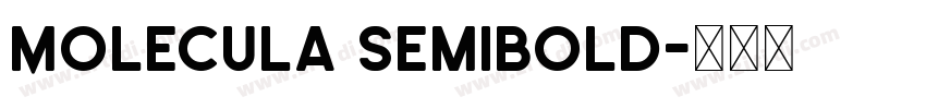 Molecula SemiBold字体转换